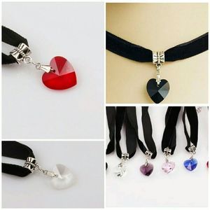 3pcs set Trendy Women Black Velvet Choker Necklace